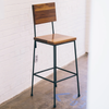 Rebar Stool With Back